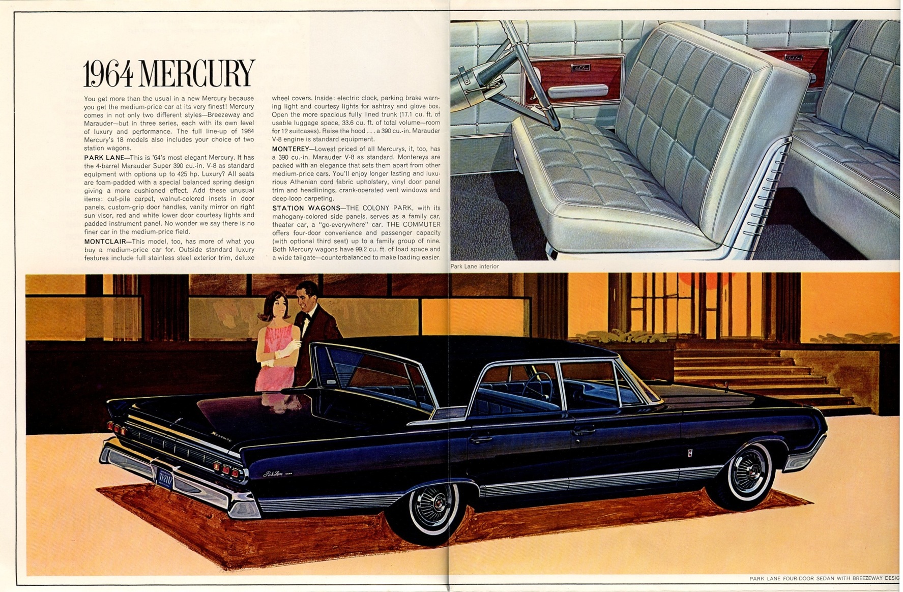 1964 Mercury And Comet Brochure Page 1